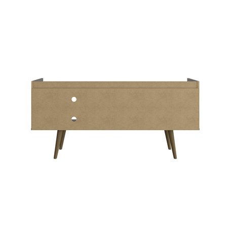 Manhattan Comfort Bogart TV Stand in Grey and Nature 257BMC50